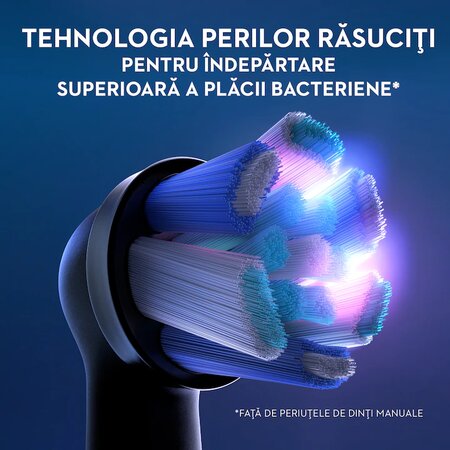 Rezerve periuta de dinti electrica iO Ultimate Clean, 2 bucati, Alb, Oral B 654025