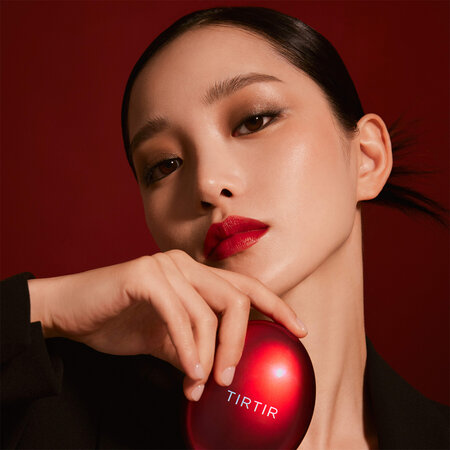 Fond de ten compact cu SPF40 PA++ Mask Fit Red Cushion, 18 g, Fair Porcelain, TirTir 654206