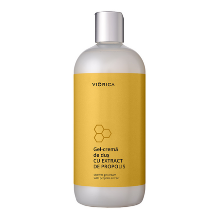 Gel crema de dus Delicat, 500 ml, Propolis, Viorica
