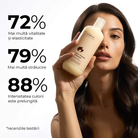 Sampon pentru protectia culorii parului Color Protect, 400 ml, Viorica 654548