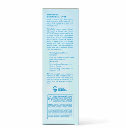 Crema de zi hidroprotectoare SPF 50 HydroBiotic, 50 ml, Viorica 654597