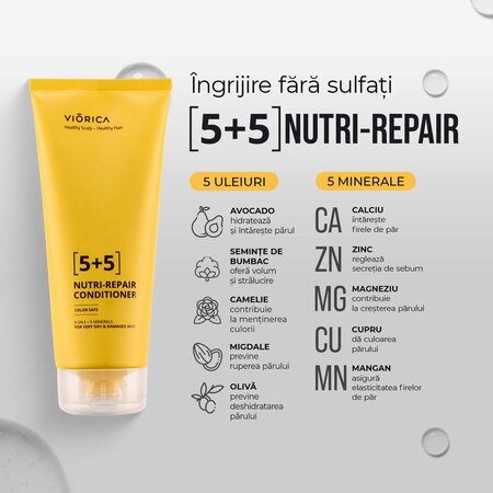 Balsam Nutri-Reparator 5+5, 200 ml, Viorica 654613