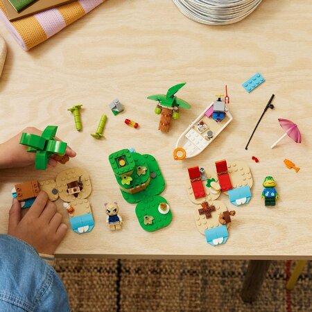 Turul insulei in barca al lui Kapp Animal Crossing, 6+ ani, 77048, Lego 654628
