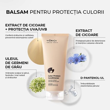 Balsam pentru protectia culorii Color Protect, 200 ml, Viorica 654638