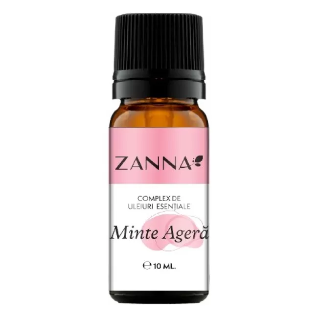 Complex de uleiuri esentiale Minte Agera, 10 ml, Zanna