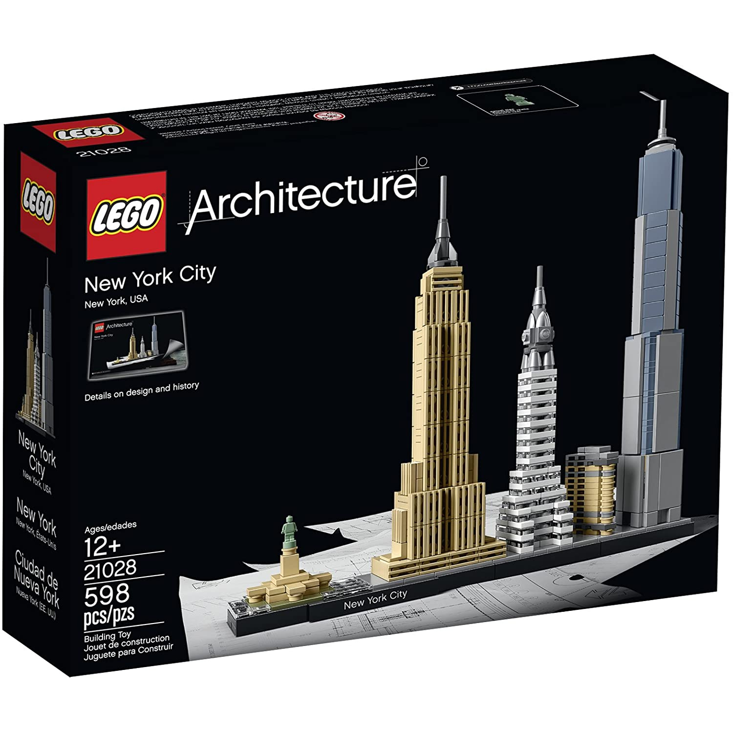 Joc de arhitectura New York, 12+ ani, 21028, Lego Architecture