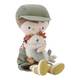 Papusa textila Jim cu pui, 35 cm, +12 luni, Little Dutch 655743