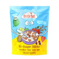 Cereale Bio din ovaz cu cacao, struguri, mere, +12 luni, 125 g, Frucht Bar