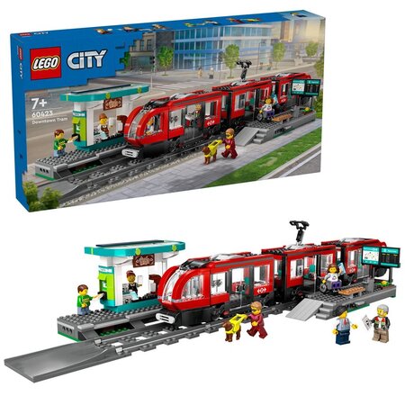 Statie si tramvai in centrul orasului City, 7+ ani, 60423, Lego 654971