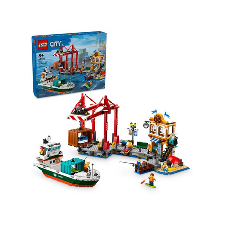 Port si nava de transport marfa City, 8+ ani, 60422, Lego 655034