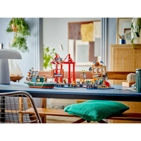 Port si nava de transport marfa City, 8+ ani, 60422, Lego 655026
