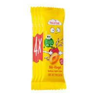 Gustare Bio din ovaz, caise si mere, 12 luni+, 4 x 23 g, Fruchtbar