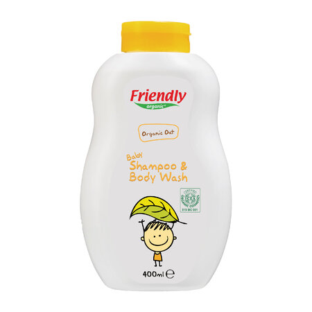 Sampon si gel de dus cu ovaz pentru bebe