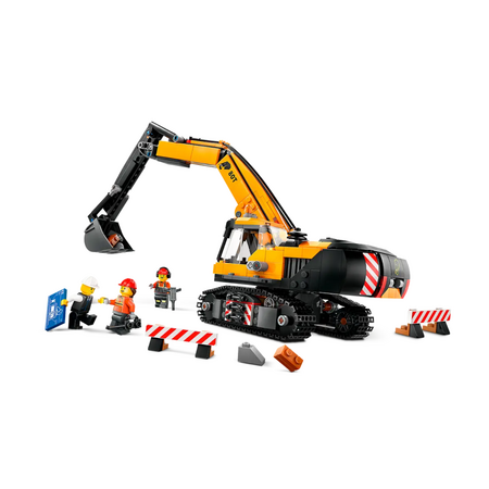 Excavator galben de constructii City, 8+ ani, 60420, Lego 655175