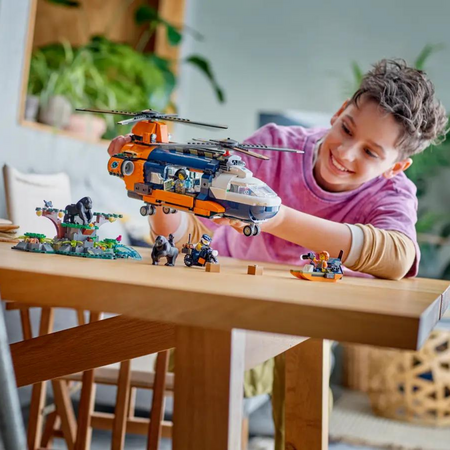 Elicopterul unui explorator al junglei la tabara de baza City, 8+ ani, 60437, Lego 655185