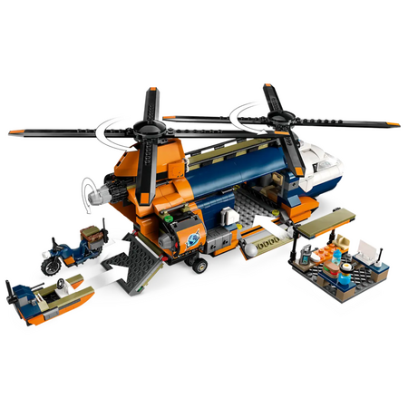 Elicopterul unui explorator al junglei la tabara de baza City, 8+ ani, 60437, Lego 655179