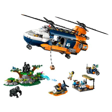 Elicopterul unui explorator al junglei la tabara de baza City, 8+ ani, 60437, Lego 655188