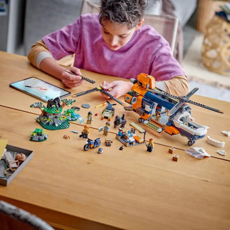 Elicopterul unui explorator al junglei la tabara de baza City, 8+ ani, 60437, Lego 655187