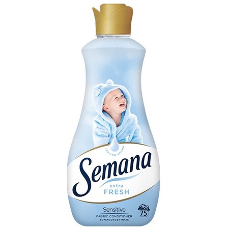Balsam de rufe Extra Fresh Sensitive, 75 spalari, 1.5 l, Semana