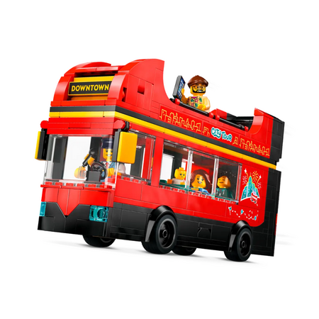 Autobuz turistic rosu cu etaj City, 7+ ani, 60407, Lego 655253