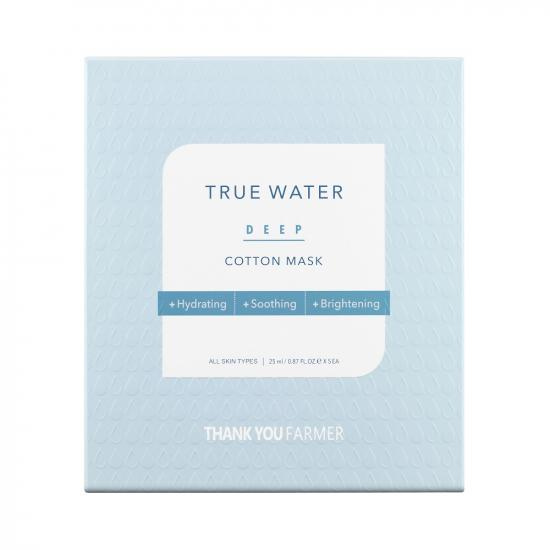 Masca hidratanta True Water Deep Cotton Mask, 25 ml, Thank You Farmer