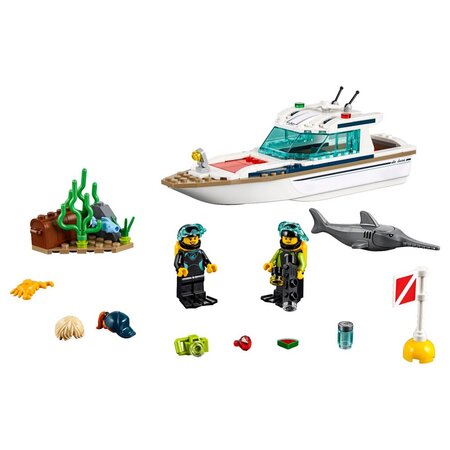 Iaht pentru scufundari Lego City 60221, +5 ani, Lego 445521