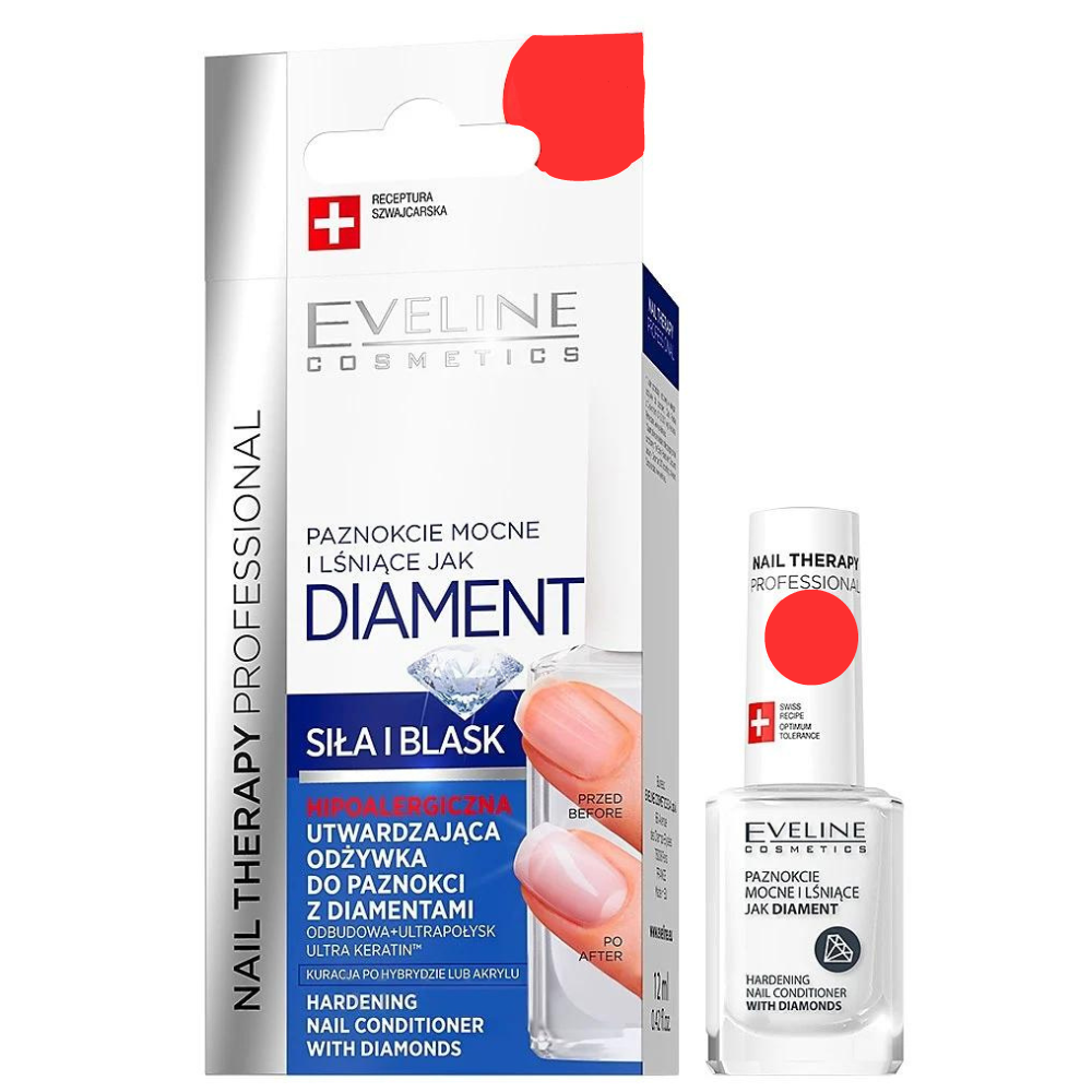 Tratament pentru intarirea unghiilor Diament, 12 ml, Eveline Cosmetics