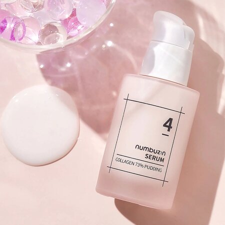 Serum de fata anti-imbatranire No.4 Collagen 73% Pudding, 50 ml, Numbuzin 655339
