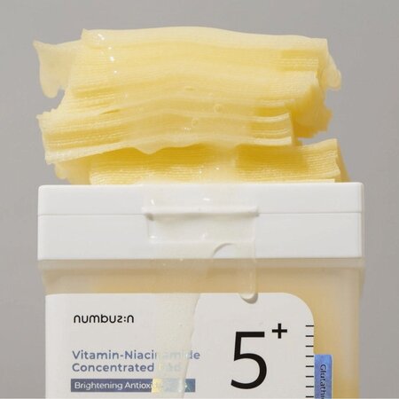 Dischete de fata imbibate in toner No.5 Vitamin Niacinamide, 70 bucati, Numbuzin 655344