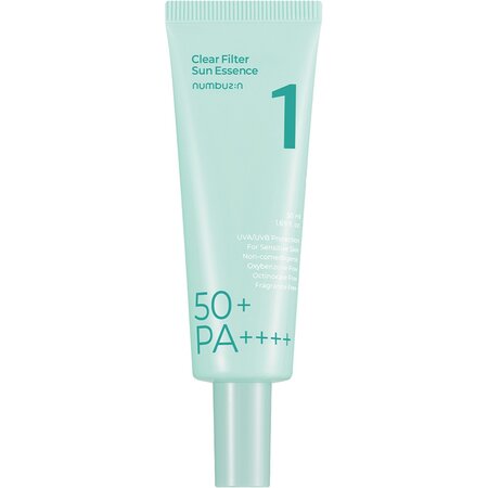 Crema de fata cu factor de protectie SPF 50+PA++++ No.1 Clear Filter Sun, 50 ml, Numbuzin