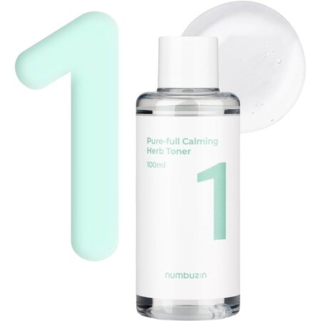 Toner de fata calmant No.1 Pure-Full Calming Herb, 100 ml, Numbuzin 655370