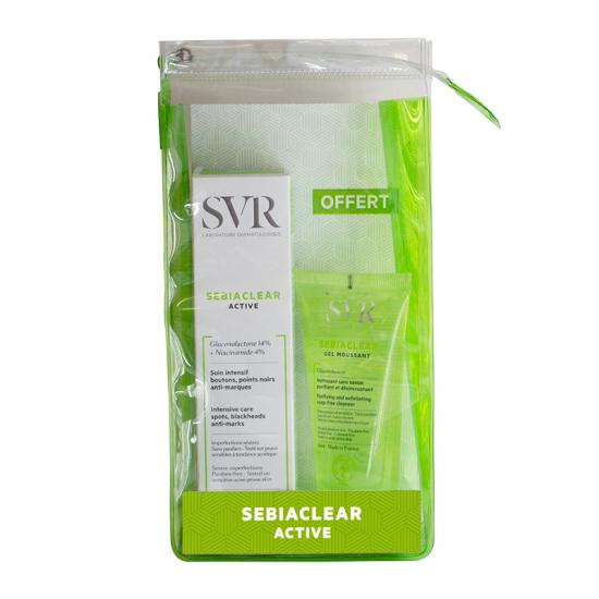 Pachet Crema intensiva anti-imperfectiuni severe Sebiaclear Active, 40 ml + Gel spumant de curatare Sebiaclear, 55 ml, Svr