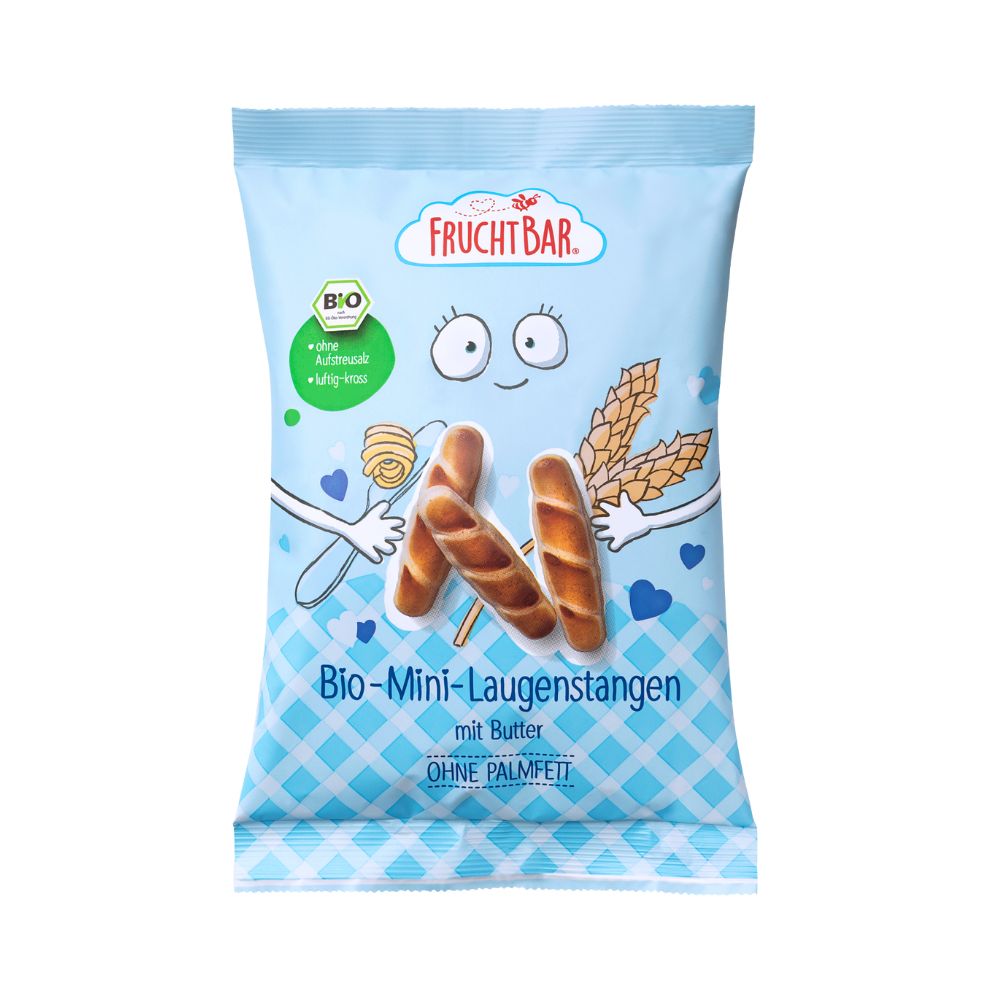 Mini sticksuri Bio cu unt, +3 ani, 90 g, Frucht Bar