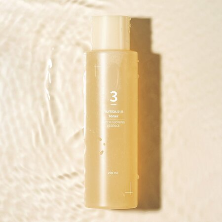 Toner de fata iluminator No.3 Super Glowing Essence, 200 ml, Numbuzin 655414