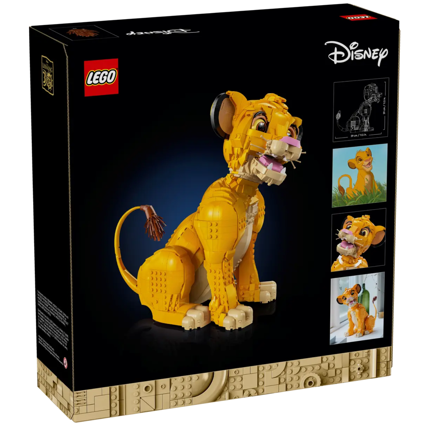 Adolescentul Simba Regele Leu, 18+ ani, 43247, Lego Disney