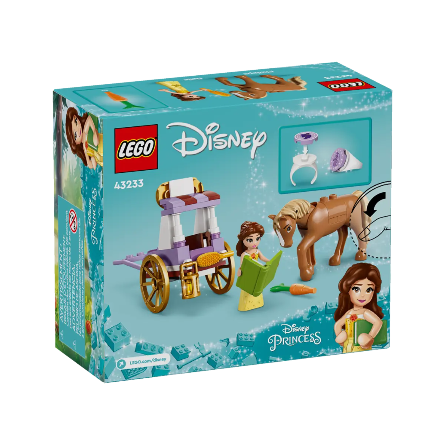 Cascada din povestea lui Belle, 5+ ani, 43233, Lego Disney Princess