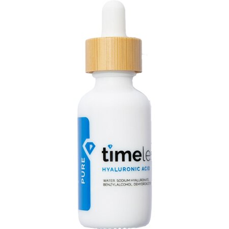 Serum de fata hidratant cu Acid Hialuronic pur, 30 ml, Timeless Skin Care