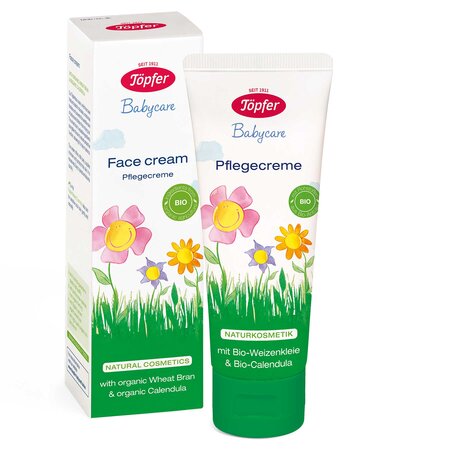 Crema de fata cu extract organic de galbenele Babycare, 75 ml, Topfer 678696