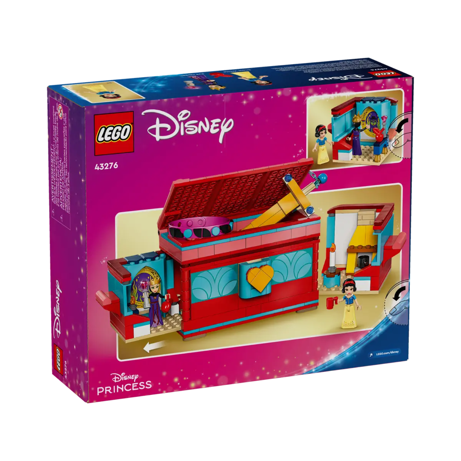 Cutia cu bijuterii a Albei ca Zapada, 6+ ani, 43276, Lego Disney Princess