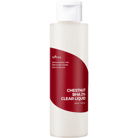 Solutie 2in1 pentru exfoliere si minimizarea porilor cu 2% BHA Chestnut line, 100 ml, Isntree