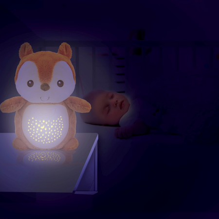 Proiector si lampa de veghe Veverita, +0 luni, Winfun 655690