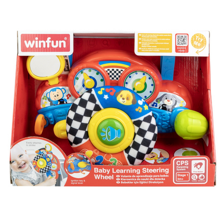 Volan muzical pentru bebelusi, 6 luni+, Winfun