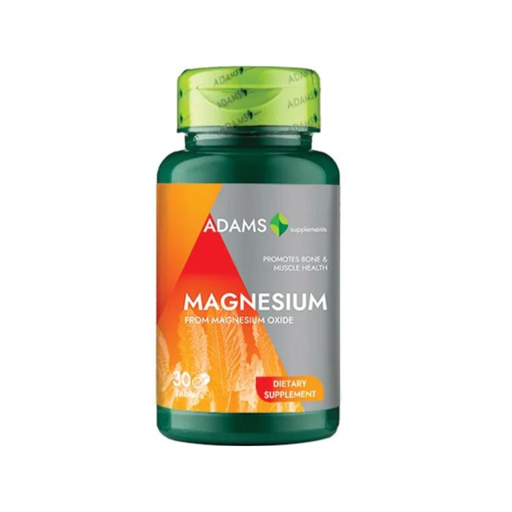 Magneziu, 375 mg, 30 tablete, Adams