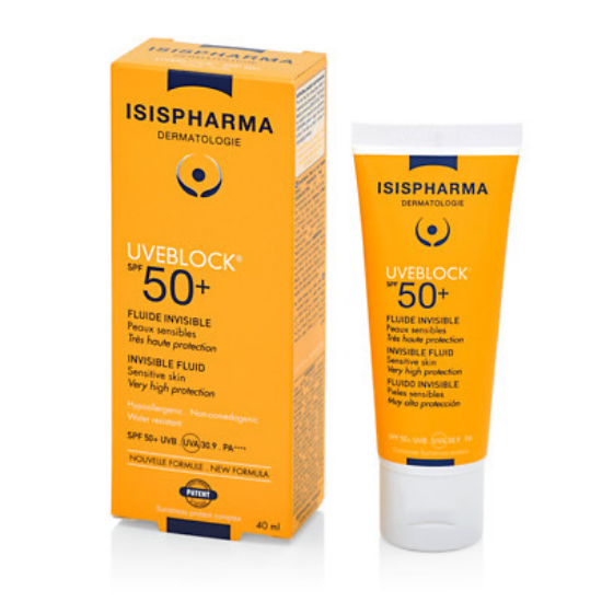 Fluid Protectie solara UVEBLOCK SPF 50+, 40ml, Isis Pharma