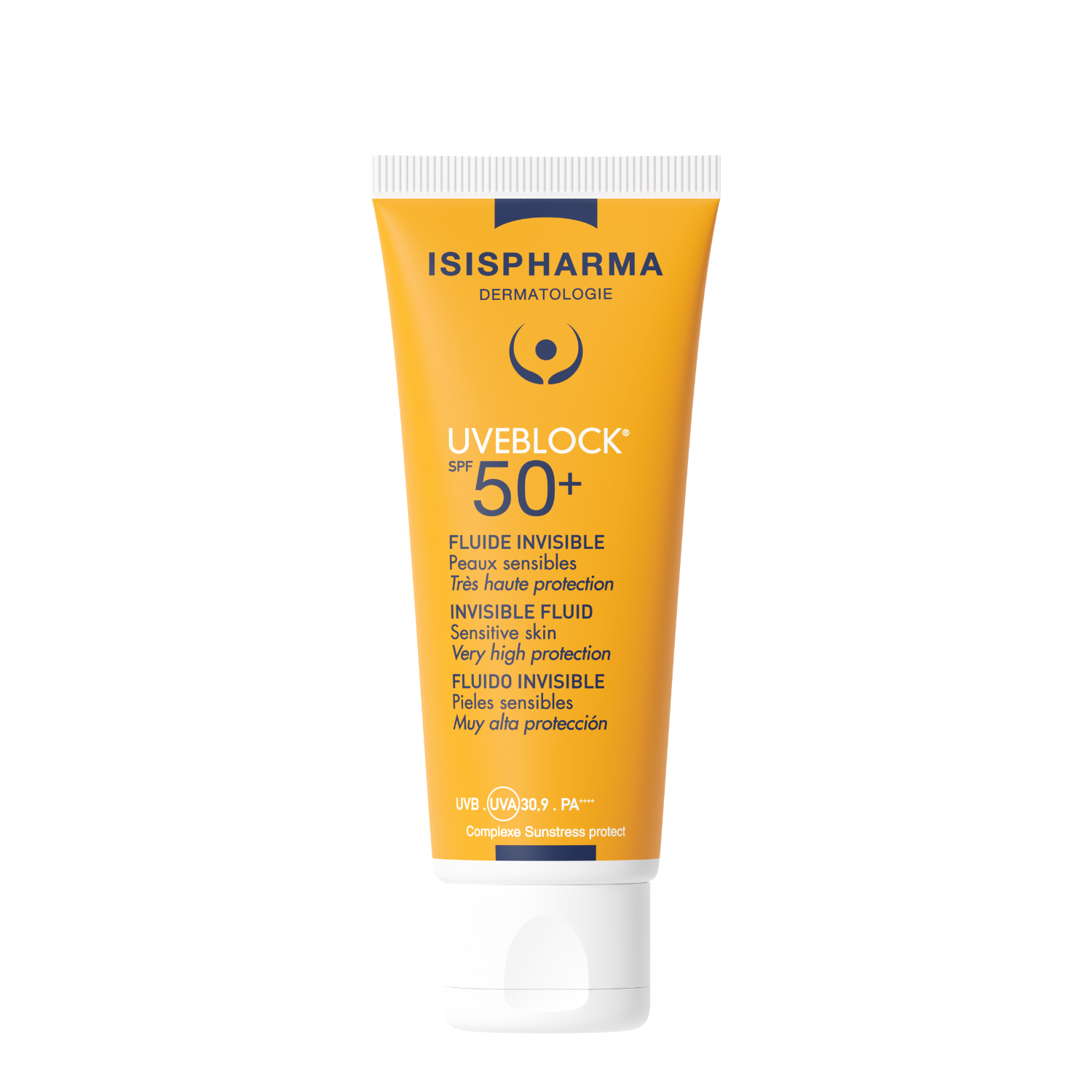 Fluid Protectie solara UVEBLOCK SPF 50+, 40ml, Isis Pharma