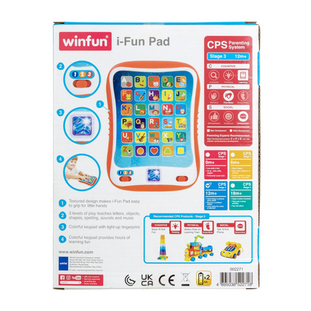Tableta educativa interactiva in limba engleza, +12 luni,Winfun 655782