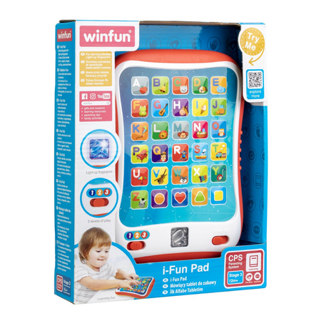Tableta educativa interactiva in limba engleza, +12 luni,Winfun 655777