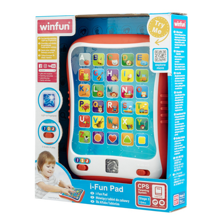 Tableta educativa interactiva in limba engleza, +12 luni,Winfun 655781