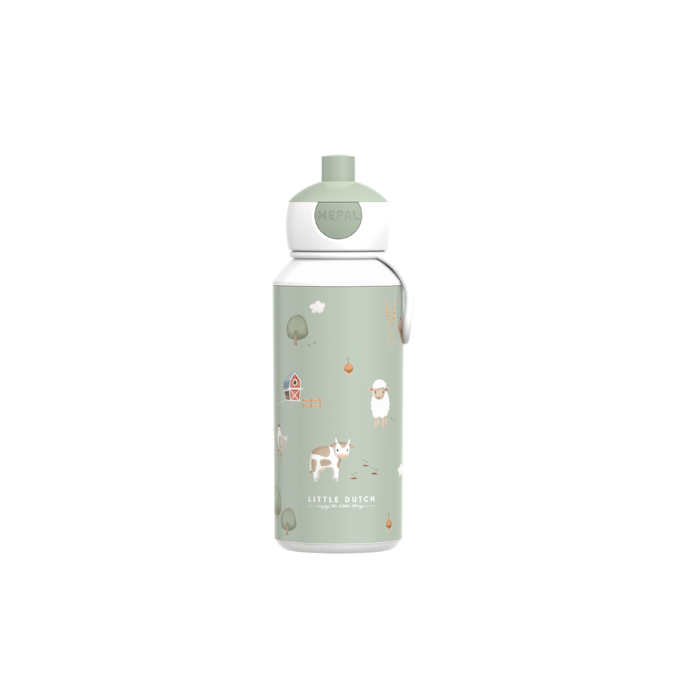 Sticla cu Pop-up, Little Farm, 400 ml, Little Dutch