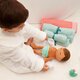 Papusa pentru baie baietel cu par castaniu si accesorii, +2 ani, Lullababy 655800